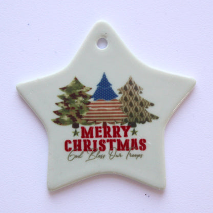 Ceramic Christmas Ornaments - Made in the USA