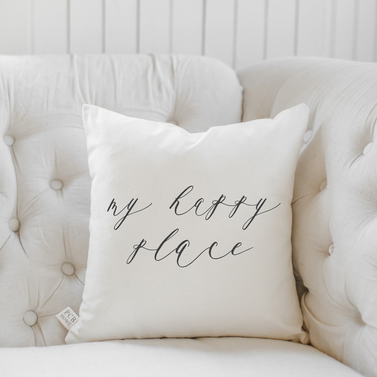 My Happy Place Pillow - Made in the USA