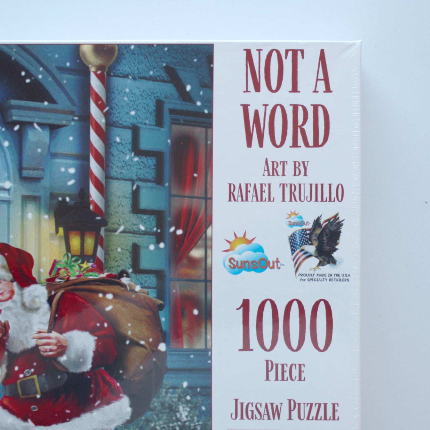 Not a Word Santa Puzzle - Made in the USA