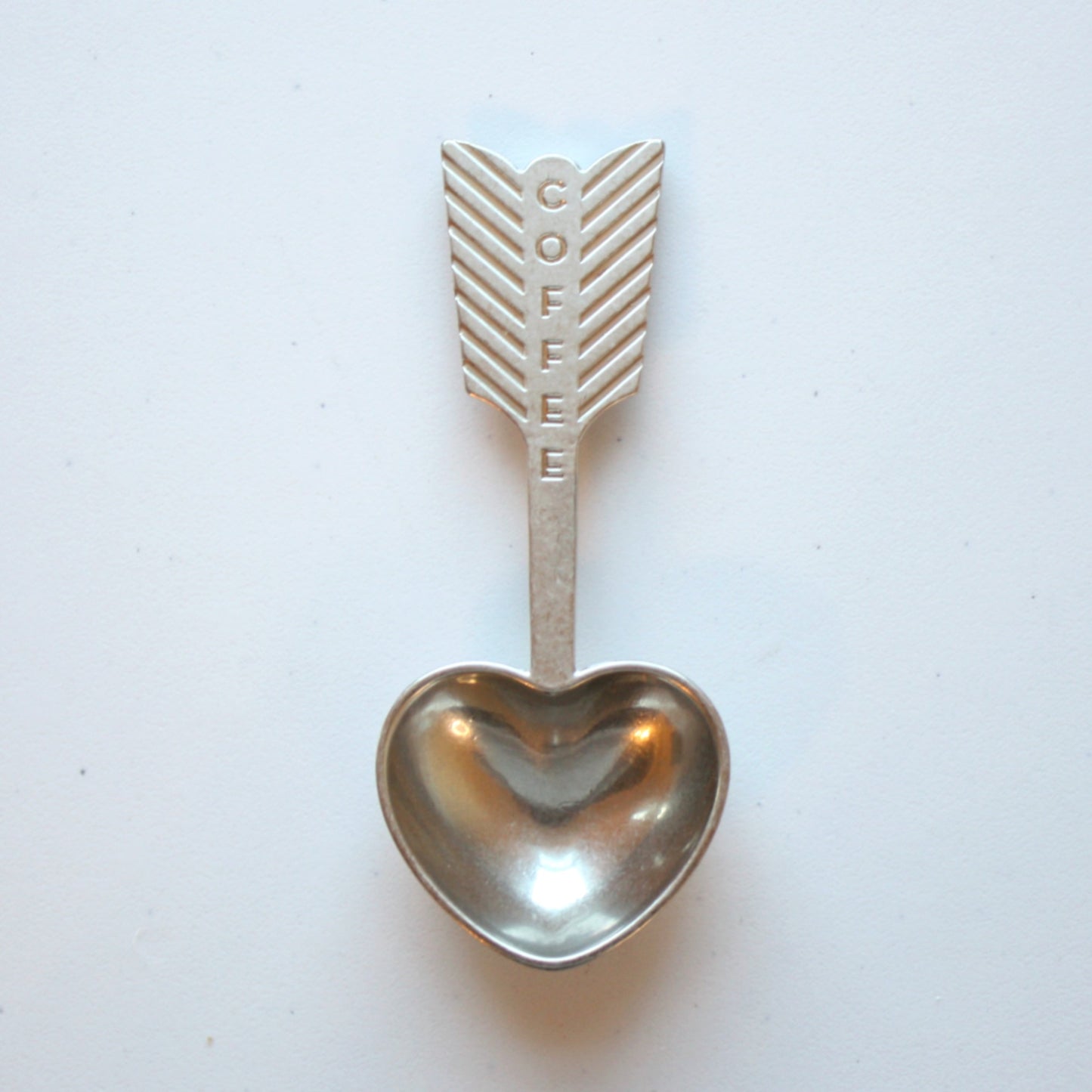 Pewter Heart Coffee Scoop - Made in the USA