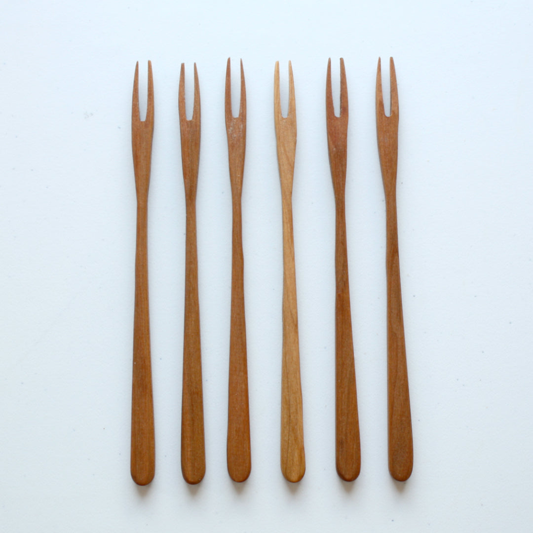 Handmade Wooden Pickle Fork - Made in the USA