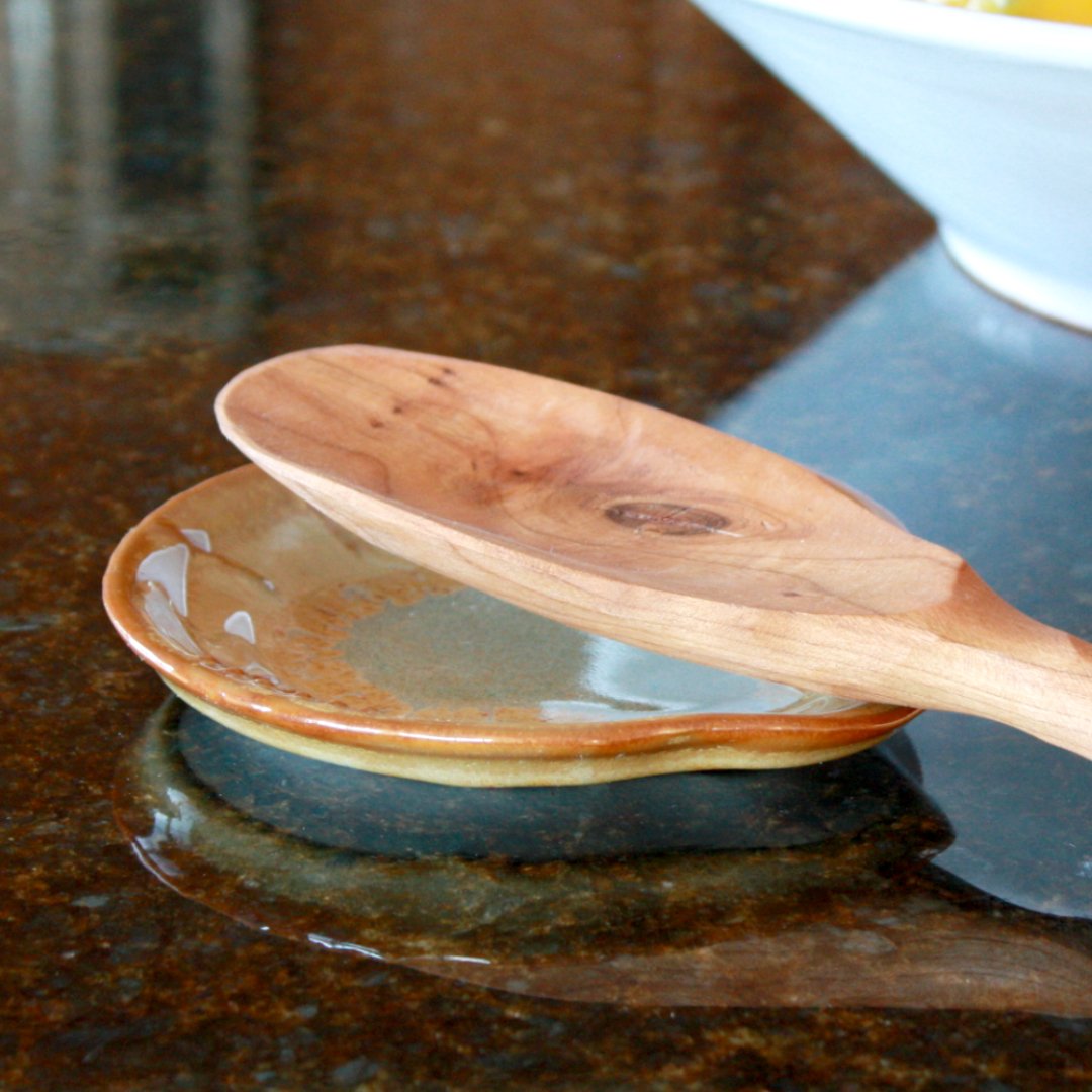 Stoneware Spoon Rest - Made in the USA