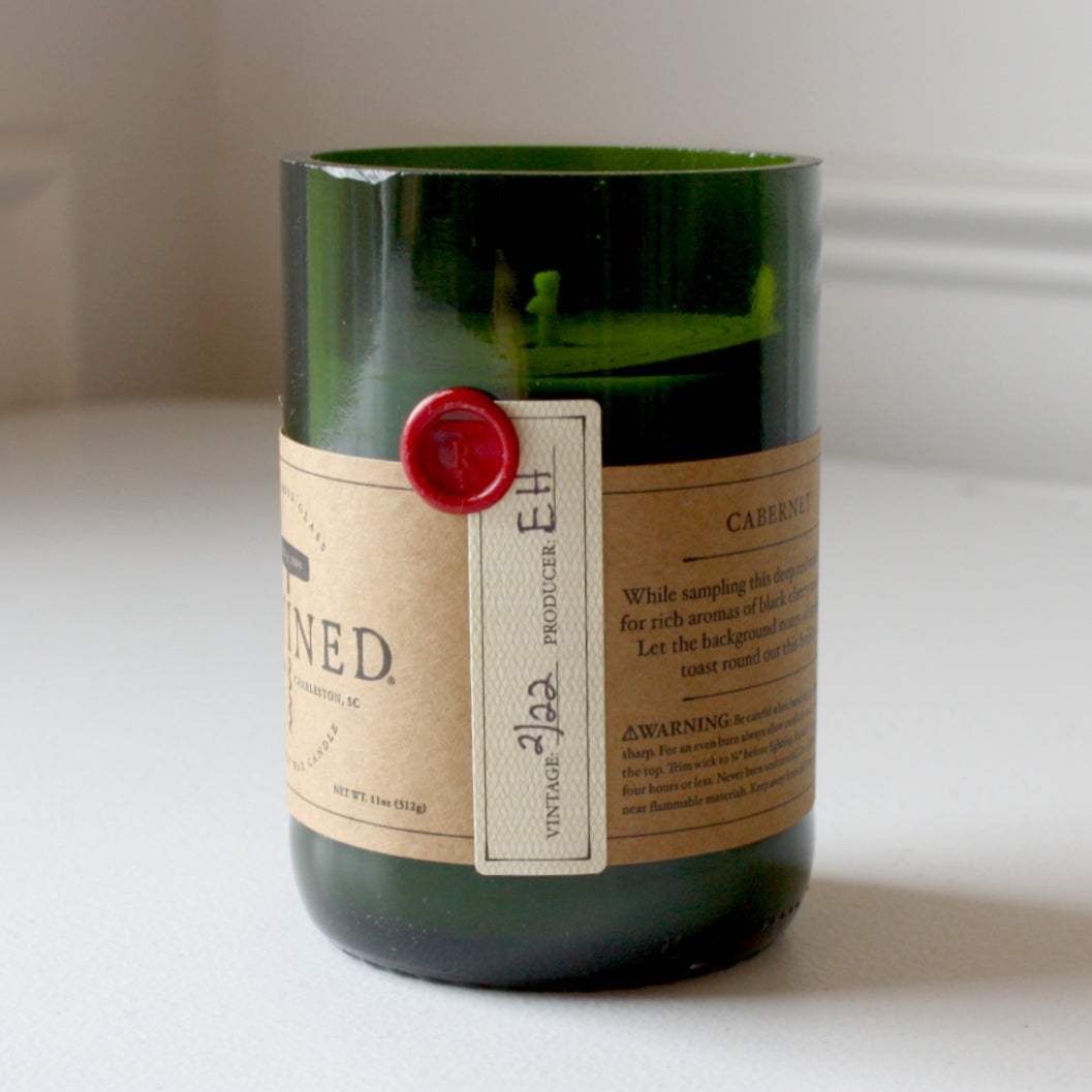 Rewined Soy Candle - Cabernet - Made in the USA