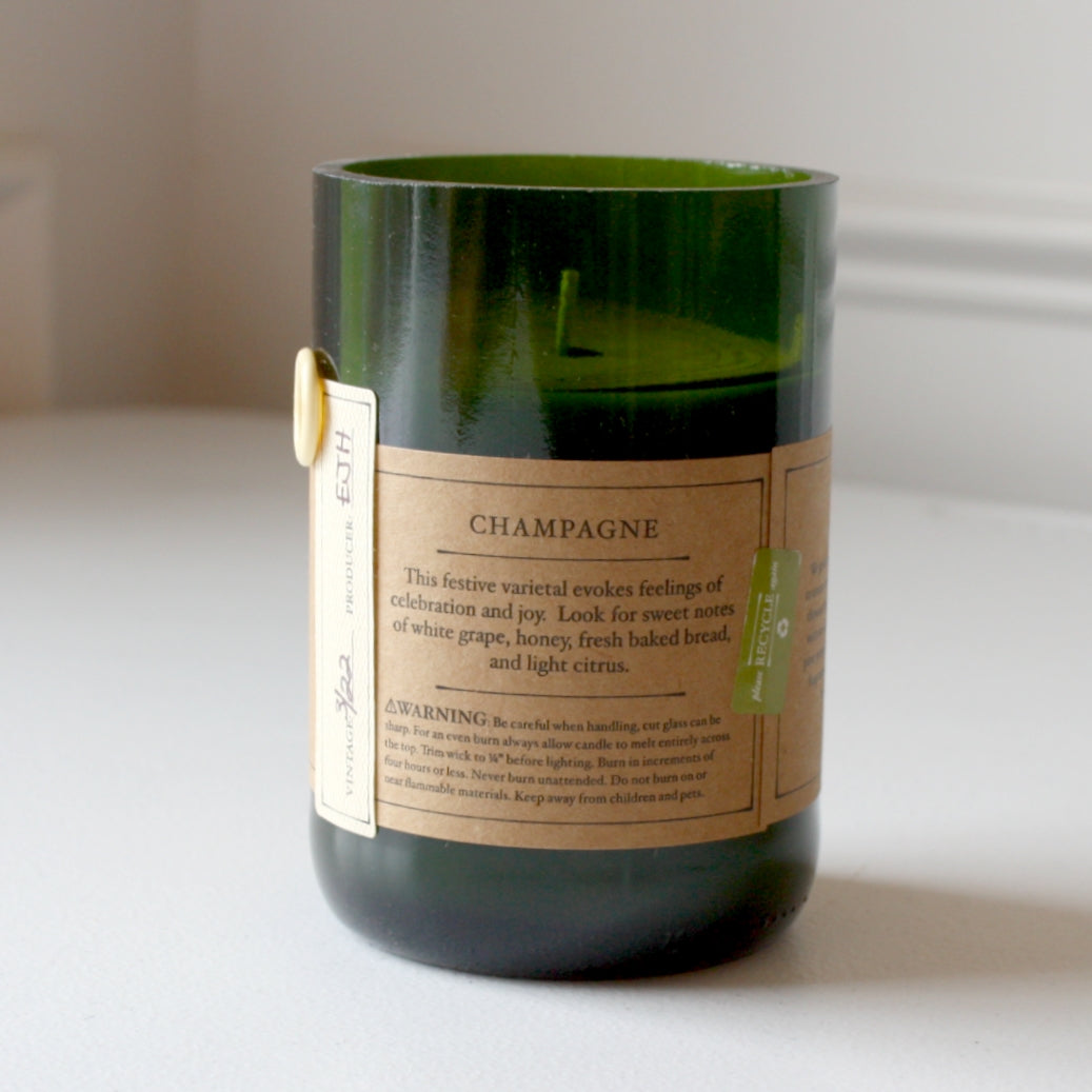 Rewined Soy Candle - Champagne - Made in the USA