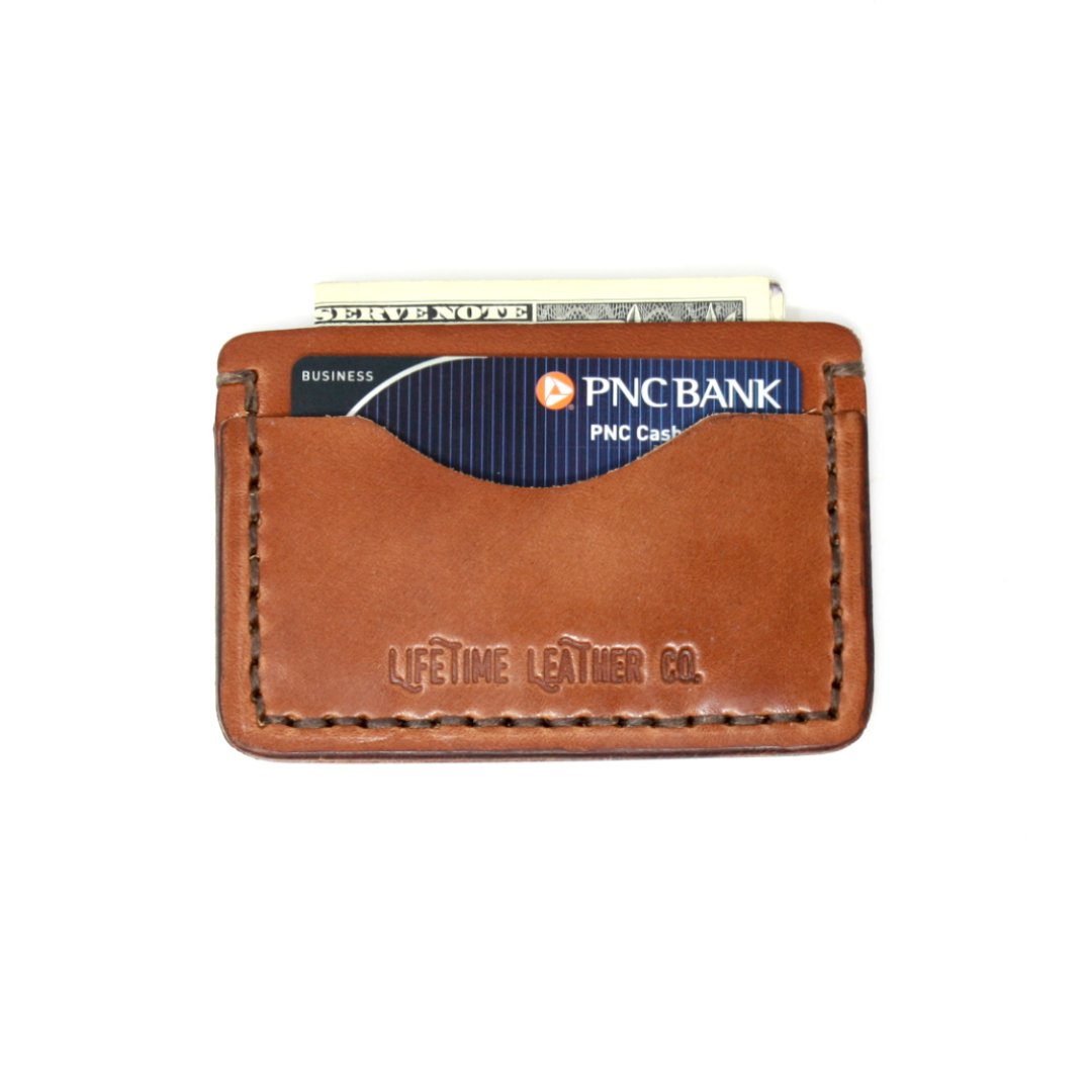 Brucle Compact Brown Leather Wallet - Artisanal & Versatile