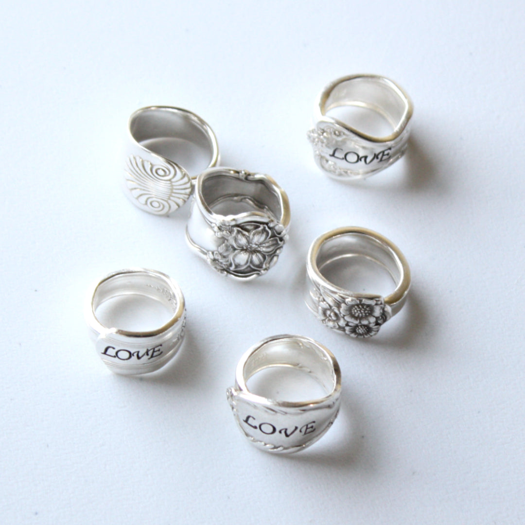 Vintage Spoon Rings - Made in the USA