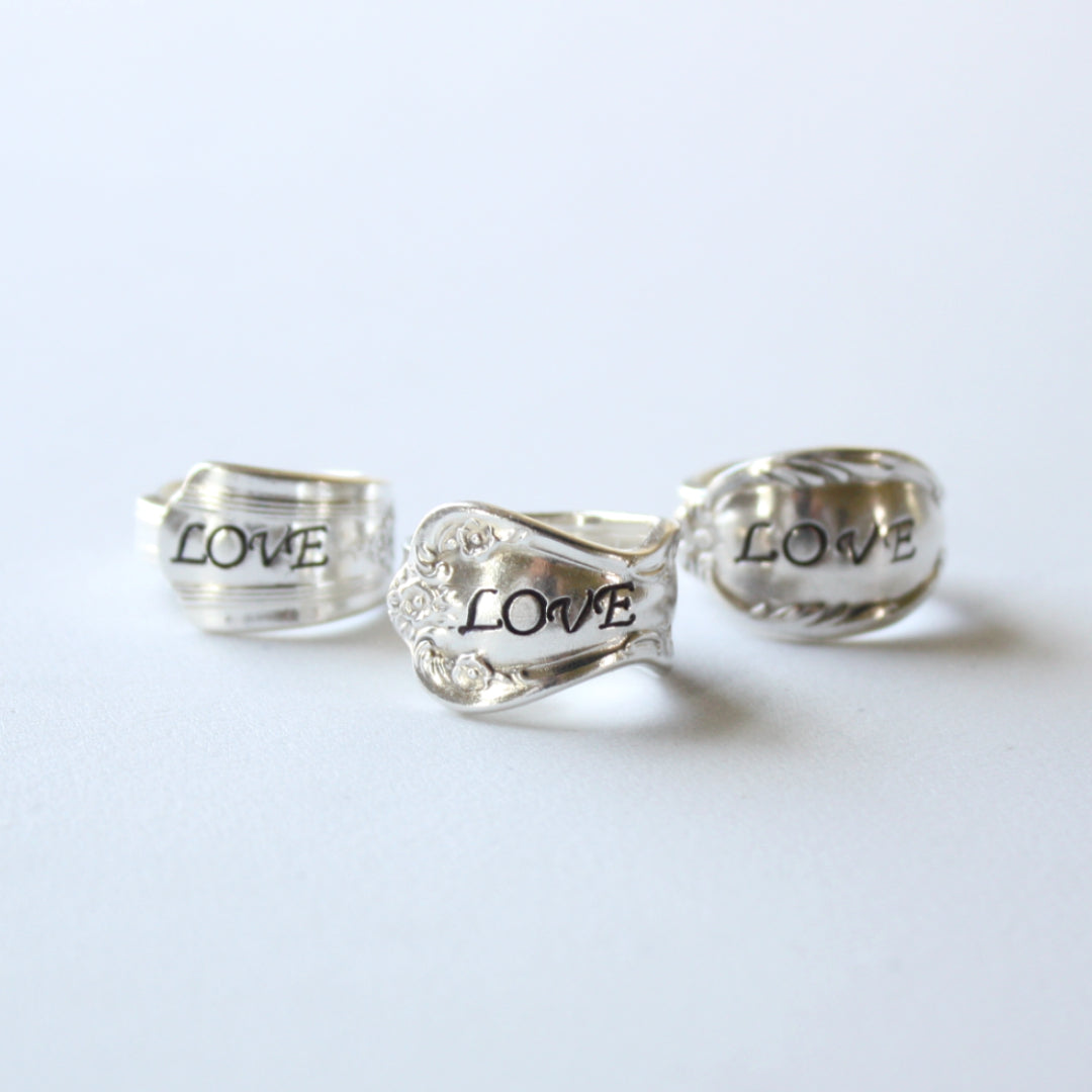 Vintage Spoon Rings - Made in the USA