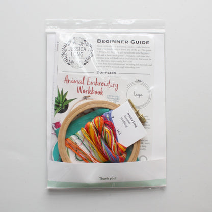 Embroidery Kit - Summer Wedding Flowers - Made in the USA