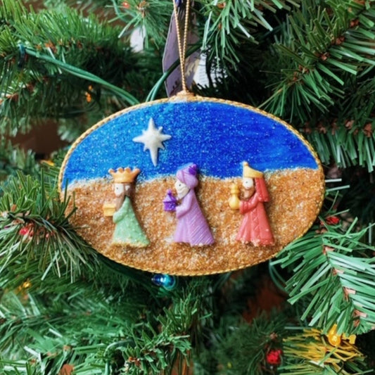 Three Wise Men Christmas Ornament - Made in the USA