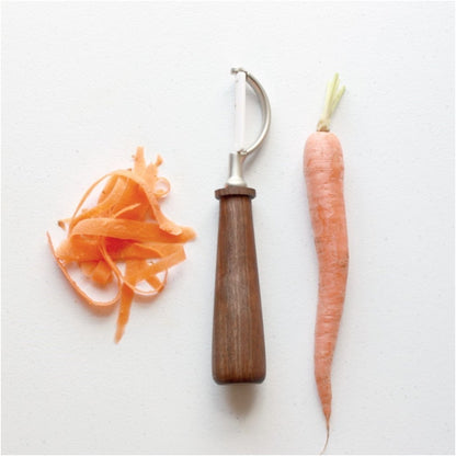 Artisan Hardwood Vegetable Peeler with Ceramic Blade - Made in the USA