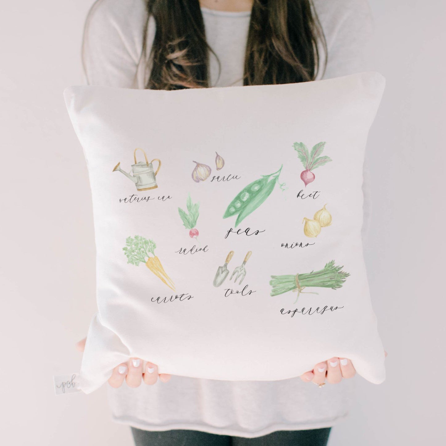 Vegetables Pillow - Made in the USA