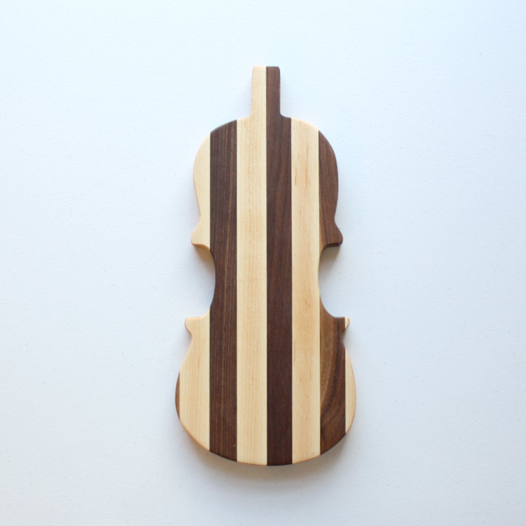 Violin Cutting Board and Charcuterie Board - Made in the USA
