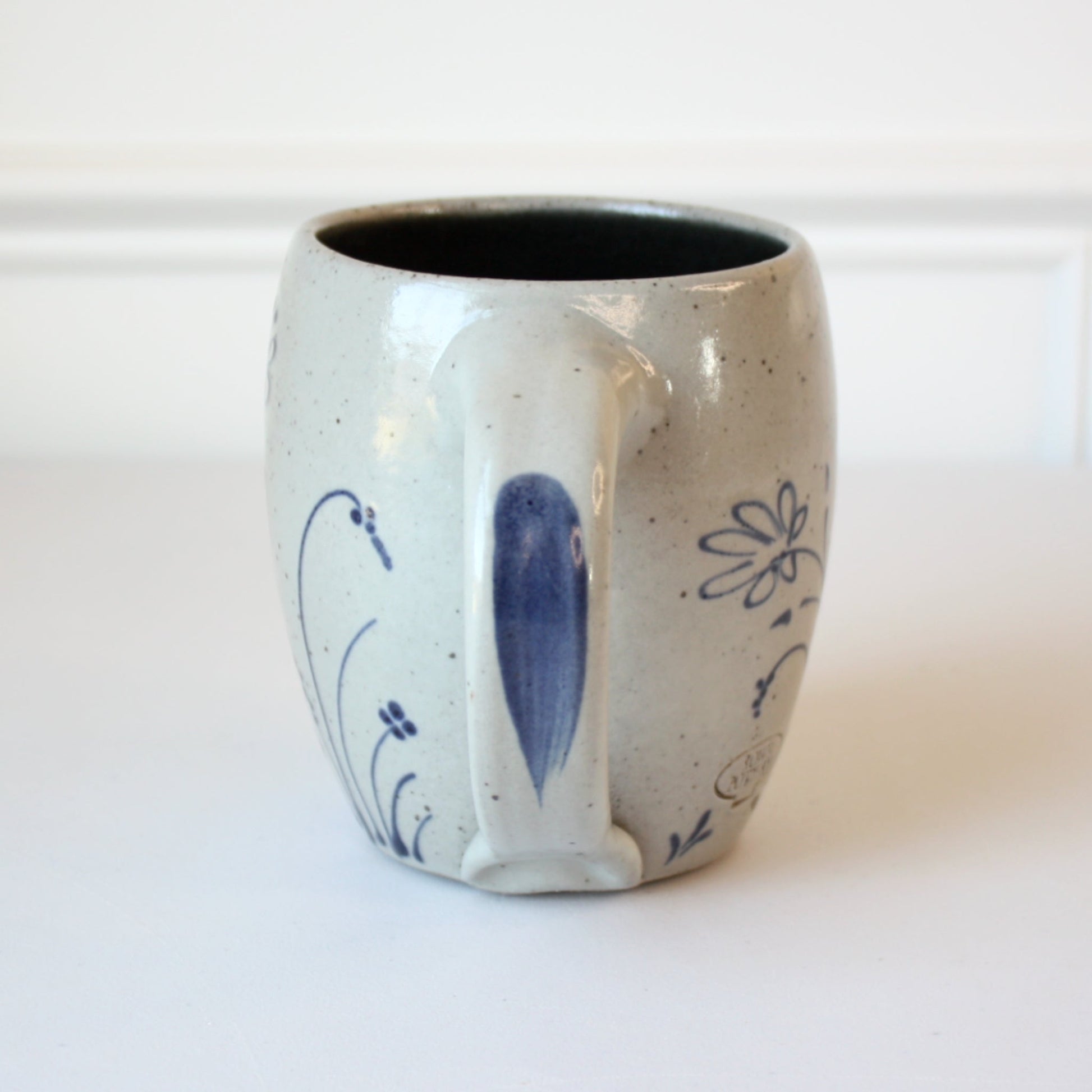 Wildflower Hand Painted Pottery Mug - Made in the USA