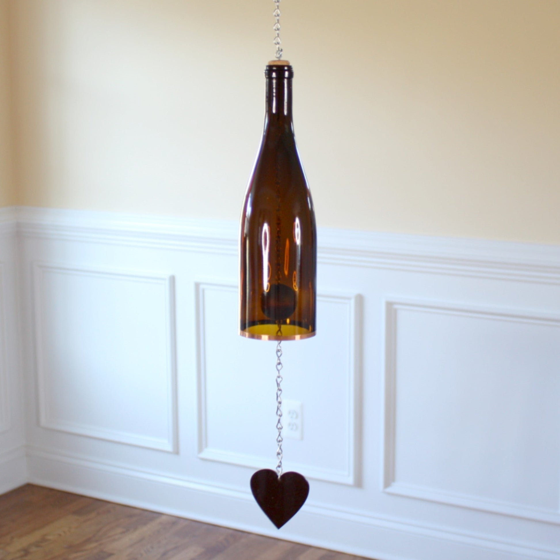 Wine Bottle Wind Chimes - Made in the USA