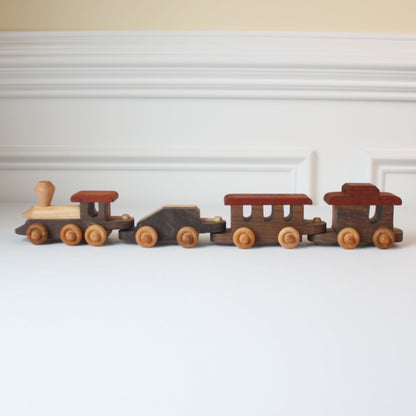 Wooden Toy Train Set - Handmade in the USA - , LLC