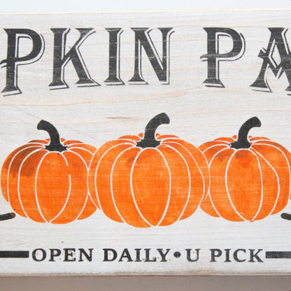 Pumpkin Patch - Wood Sign - Made in the USA