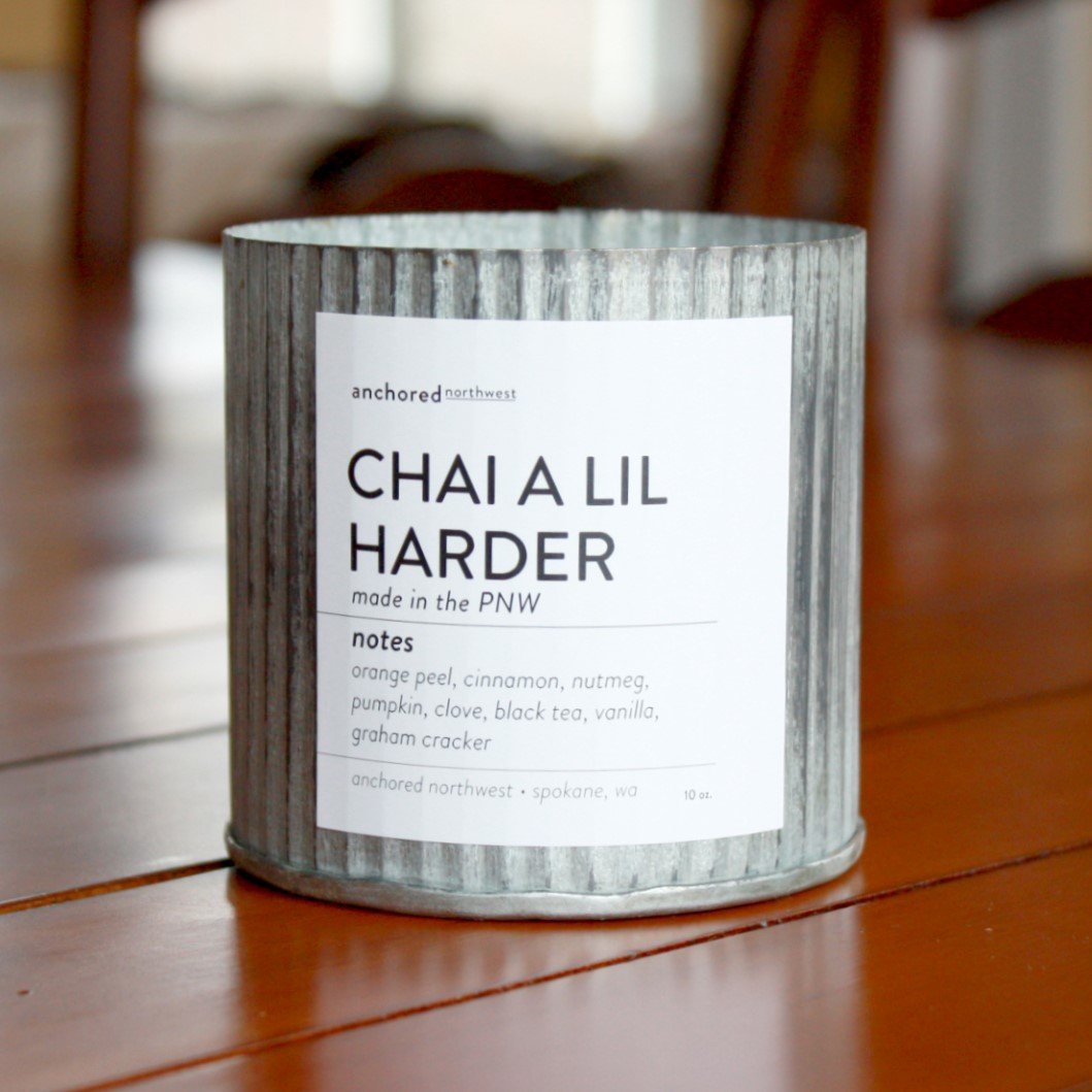 Wood Wick Soy Candle - Chai a Little Harder - Made in the USA