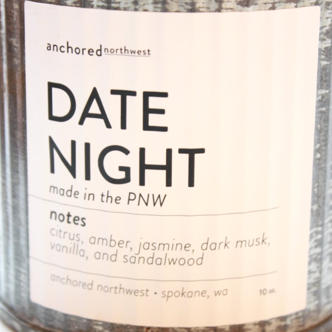 Wood Wick Soy Candle - Date Night - Made in the USA