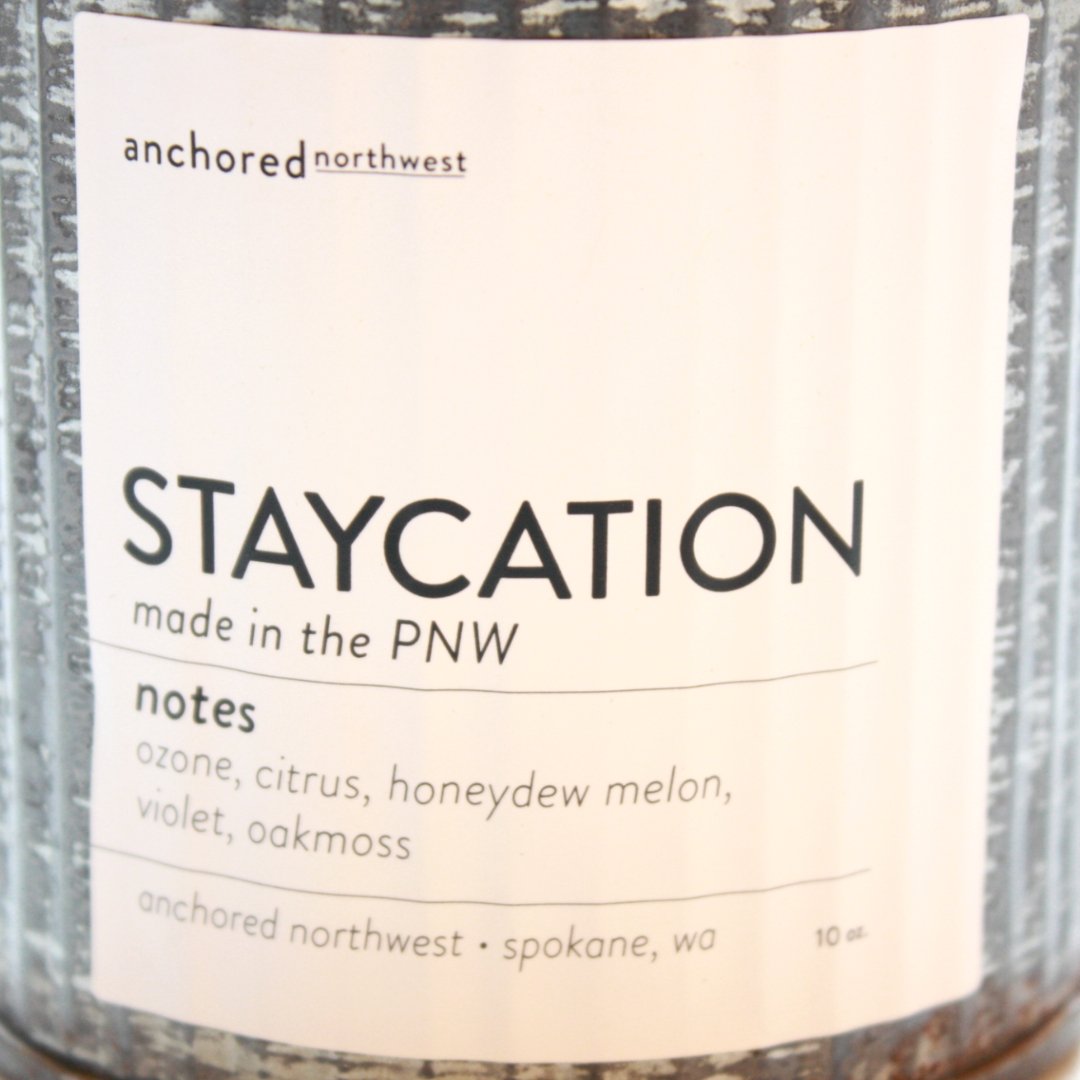 Wood Wick Soy Candle - Staycation - Made in the USA
