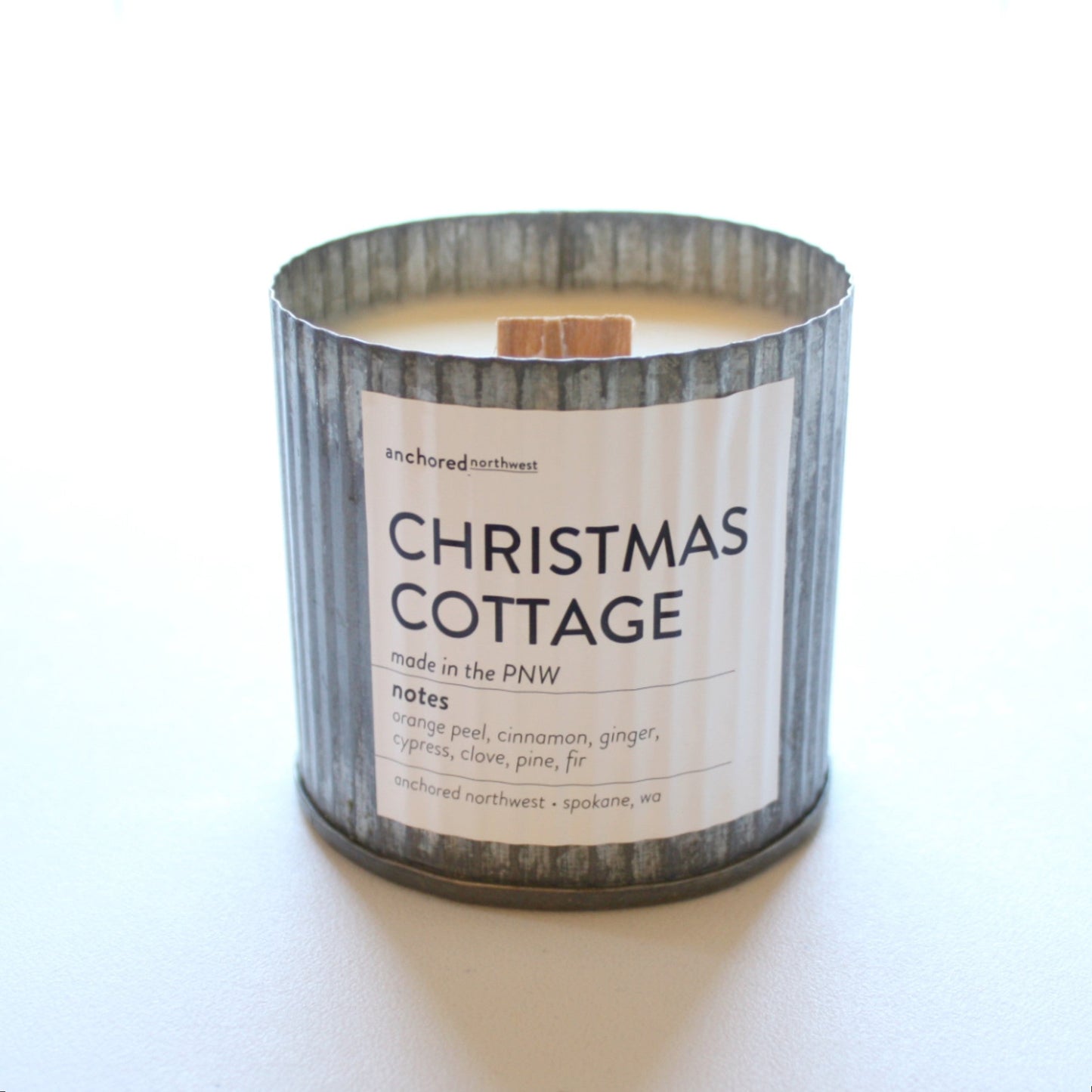 Wood Wick Soy Candle - Christmas Cottage - Made in the USA