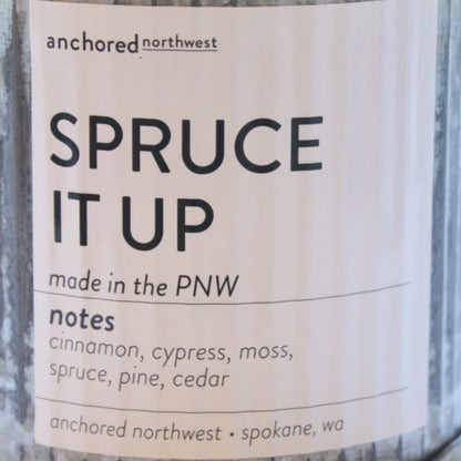 Wood Wick Soy Candle - Spruce it Up - Made in the USA