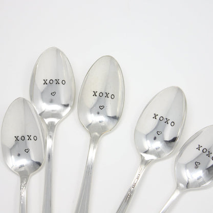Vintage Spoons - "XOXO" Spoons - Made in the USA