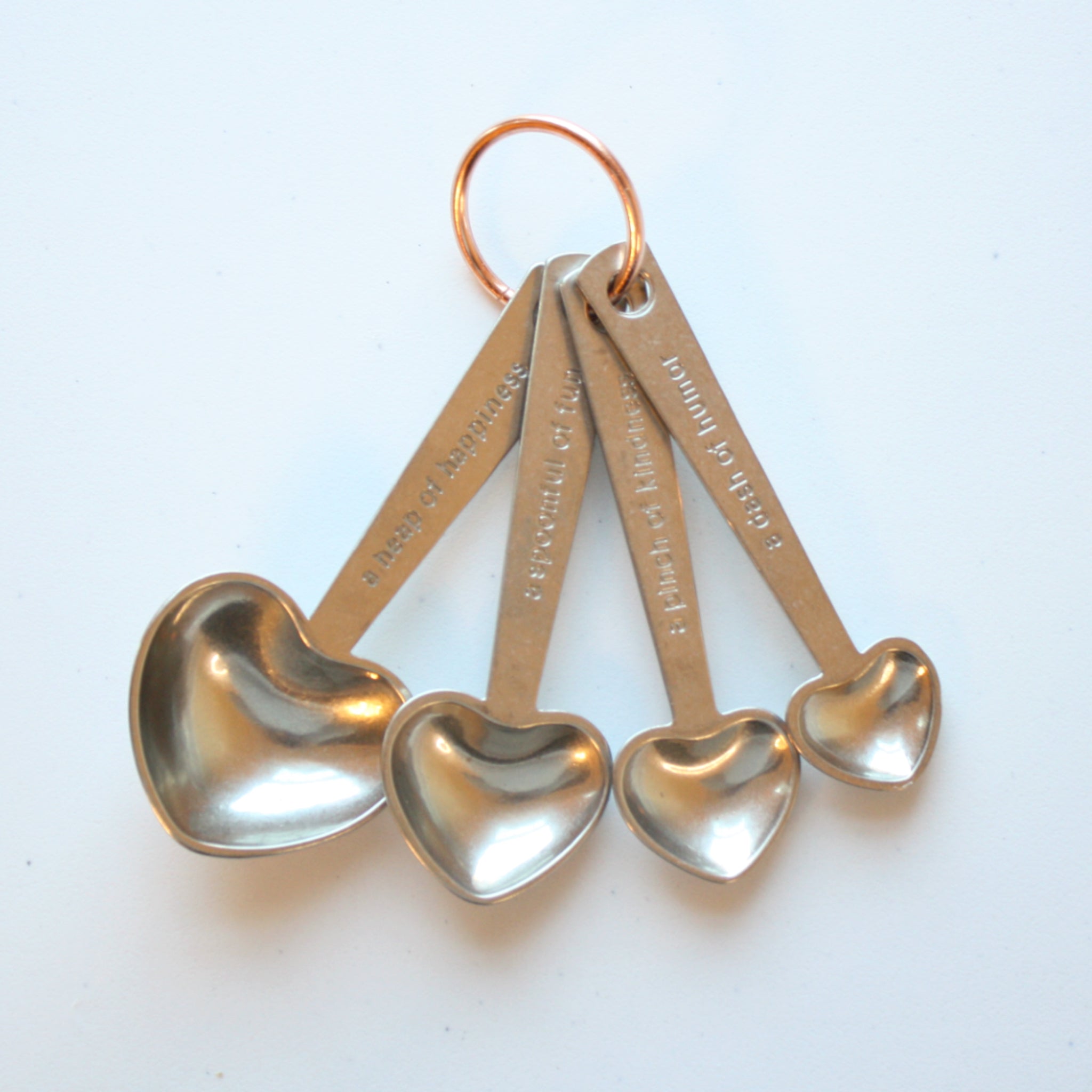 Zinc + Copper based decorative measuring spoons. They LOOK toxic